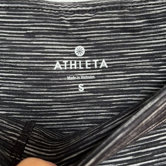 Athleta Energy Chaturanga Space Dye Crop Capri Leggings Size S - Picture 8 of 10